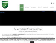Tablet Screenshot of genzianaviaggi.com